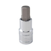 Titan 1561 Hex Bit Socket, 1/2" Drive, 11mm, Metric, Chrome Vanadium Steel