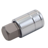 Titan 15620 Hex Bit Socket, 1/2" Drive, 20mm, Metric, Chrome Vanadium Steel