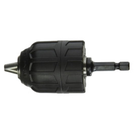 Titan 16207 Keyless Chuck Adapter, 3/8" Chuck, 1/4" Hex Shank, Impact Driver Conversion