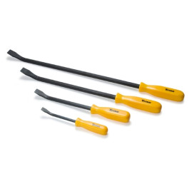 Titan 17101 Pry Bar Set, Forged Carbon Steel, Polypropylene Handles, 8" to 24", 4-Piece Set
