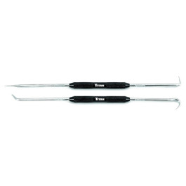 Titan 17702 O'Ring and Hook Scribe Set, 4-Piece, Stainless Steel Tips