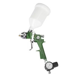 Titan 19023 HVLP Gravity Feed Spray Gun, 2.3mm Nozzle, for Automotive and Industrial Coatings