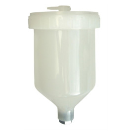 Titan 19900 Plastic Cup and Lid, 600ml Gravity Feed Durable for Automotive Refinishing