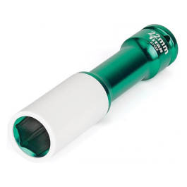 Titan 21122 Lug Nut Socket Extra Long, 1/2" Drive x 22mm