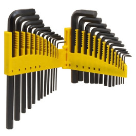 Titan 32912 Hex Key Set, Metric and SAE Sizes, 25-Pieces