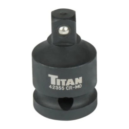 Titan 42355 Reducing Adapter, 1/2" Female x 3/8" Male Drive, Impact Grade