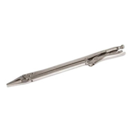 Titan 60762 Locking Pliers 15" Straight Nose, Extra Long Reach, Serrated Jaws