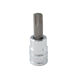 Titan 68940 T40 Torx Bit Socket, 3/8" Drive, Chrome Vanadium Steel