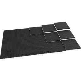 Tool Grid TGB-6X6-BLACK Modular Tool Organization Boards, 6" x 6", Black, 1