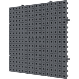 Tool Grid TGB-6X6-GREY Modular Tool Organization Boards, 6" x 6", Grey, Hig