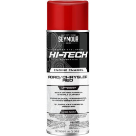 Seymour EN-44 Hi-Tech Engine Enamel Spray Paint, Ford Chrysler Red, 12 oz Net Fill