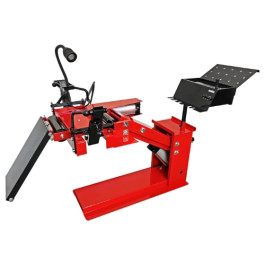 TMR JK068 Air Operated Elevating Tire Spreader, 26 Inch Max Elevating Height, Adjustable Arms and Rollers, Pressure Gauge and Regulator