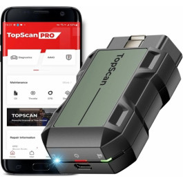 Topdon PSCANPRO TopScan Pro, Bluetooth Scan Tool, Pocket Size