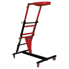 Traxion 3-700 ProGear Topside Creeper, Foldable I-Base Design, 53 to 75 Inch Working Height, 400 lb Capacity