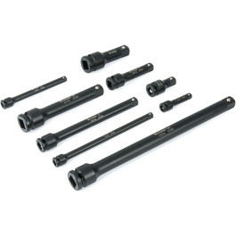 Titan 40109 Assorted Impact Extension Bar Set, 1/4", 3/8", 1/2" Drive, Chro