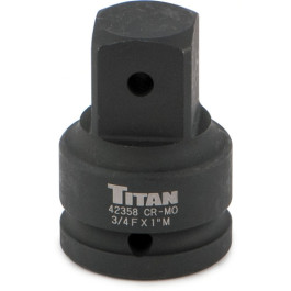 Titan 42358 Impact Socket Increasing Adapter for 40000 Set, 3/4" Female to