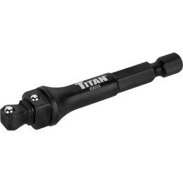 Titan 49004 3-in-1 Stepped Impact Socket Adapter, 1/4" and 3/8" Drive, 1/4"