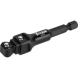 Titan 49005 3-in-1 Stepped Impact Socket Adapter, 3/8" Wobble/Straight and