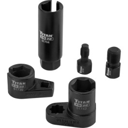 Titan 51775 Oxygen Sensor Service Set, 7/8" 22 mm Sensor Sockets and Thread