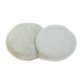 Titan 22502 6" Replacement Bonnets for 22606 Buffer/Polisher, Hook and Loop Backing, 2-Pieces