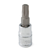 Titan 66930 Torx Bit Socket, 1/4" Drive, T30, Chrome Vanadium Steel