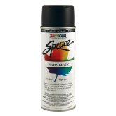 Seymour 98-24 Spruce Enamel Satin Black Spray Paint, 12 oz Aerosol Can, Gen