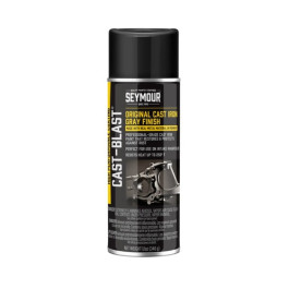 Seymour 16-048 Cast Blast Cast Iron Spray Paint, Iron Gray, 12 oz Can