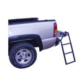 TraXion 5-100 Pickup Truck Tailgate Ladder, Black