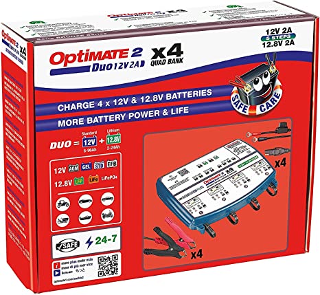 Tecmate Optimate 3 X 2 Bank Battery Tender 