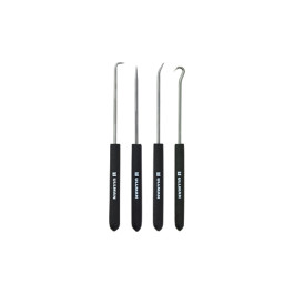 Ullman CHP4 Hook and Pick Set, 6-7/8", High-Carbon Steel, Non-Slip Cushione