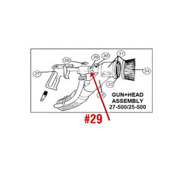 Uni-Ram 52-010 Carbide Nozzle, Reclaiming Sand Blaster Nozzle for UR007 Systems