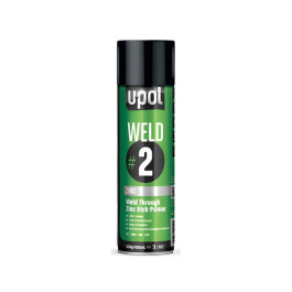 U-POL 0789 WELD#2 Weld-Through Primer, Zinc Rich, 450 ml Aerosol
