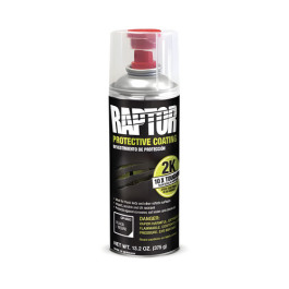 U-POL 4883 Raptor 2K Bedliner Aerosol, Protective Coating, Spray-On Truck Bed Liner, Impact, Scratch and UV Resistant, Black, 13.2 oz