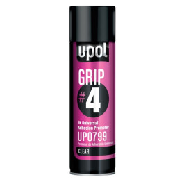 U-POL UP0799 GRIP#4 Universal Adhesion Promoter, Clear 1K, 450 mL Aerosol,