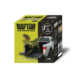 U-POL UP0820G RAPTOR Bed Liner Protective Coating Kit With Gun, Black, Nati