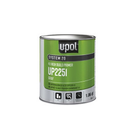 U-POL UP2251 System 20 4:1 High Build Primer, Gray, 1 Liter Tin, National R