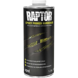 U-POL UP4835 RAPTOR Epoxy Primer Hardener, Clear, 1.5 Liter Tin, for RAPTOR