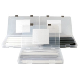 Polyvance 5003-03 Plastic Welding Rod Case Set of 3 with Rod, Labeled Organizers, 21 Types