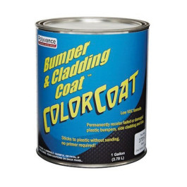 Polyvance Bumper & Cladding Coat 3701-1 3700 Series Color Coat, 1 Gallon, Pourable Liquid, Black