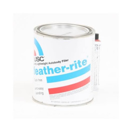 USC 21330 Feather-Rite Lightweight Autobody Filler, Gallon, with Blue Cream Hardener
