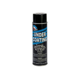 USC 51333 Rubberized Undercoating, 16 oz Aerosol, Black, for Wheel Wells, Rocker Panels, and Underbodies