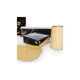 USC 082403 Gold Pro Sanding Disc, P40 Grit, 6" Hook and Loop, Gold Paper Ba