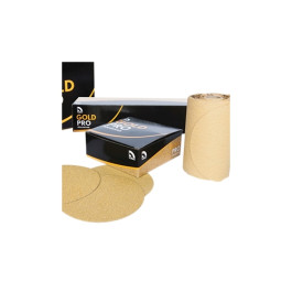 USC 087114 Gold Pro PSA Abrasive Paper Roll, P320 Grit, 2-3/4" x 25 Yards,