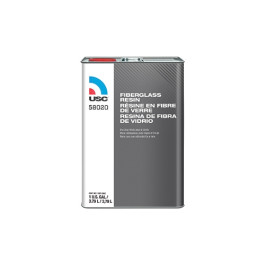 USC 58020 Fiberglass Resin with Liquid Hardener, 1 Gallon