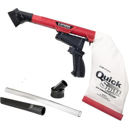 Zendex QS9000R QuickSpiff Venturi Vacuum, Air Powered, Red
