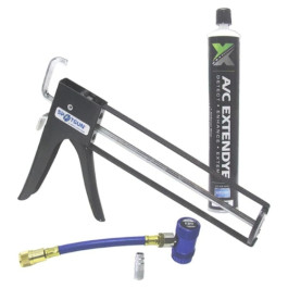 Uview 471500YF Spotgun Injection Kit, R-1234yf, A/C ExtenDye 8 oz, Services Up To 64 Vehicles