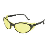 Honeywell Uvex S1601 Bandit Safety Glasses, Anti-Fog, Black Frame, Clear Lens