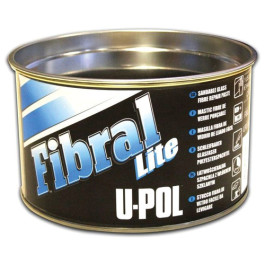 U-POL UP0766 Fibral Lite Fiberglass Filler, Pale Yellow, 1 Quart Tin