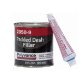 Polyvance 2050-9 Padded Automotive Dash Filler, Gray, 8 fl oz. Pint Can