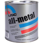 USC all-metal 14060 Specialty Body Filler, Metallic Silver, Paste/Gel, 1 Quart Can